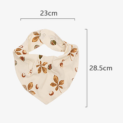Baby Unisex Flower Animals Plant Print Baby Bibs