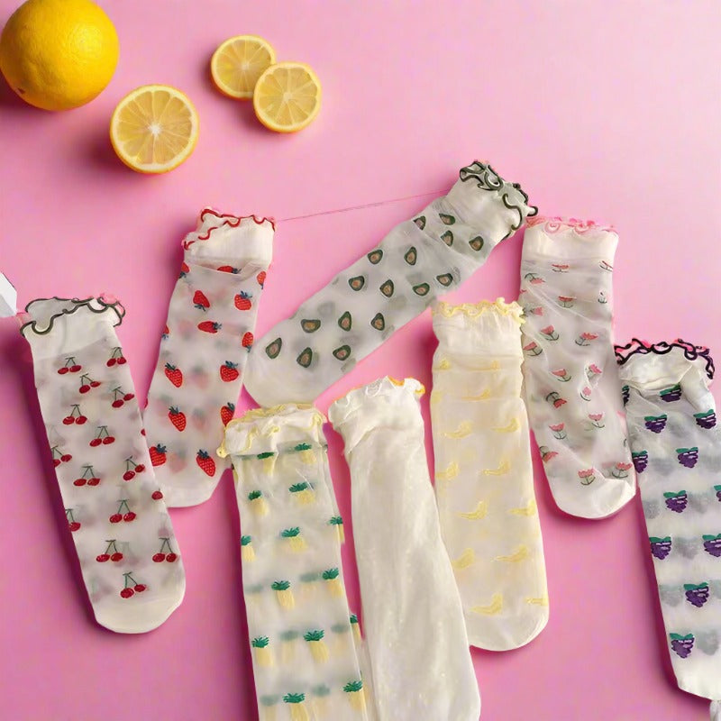 Baby Kid Girls Cartoon Print Accessories Socks Wholesale