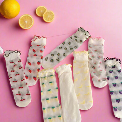 Baby Kid Girls Cartoon Print Accessories Socks Wholesale