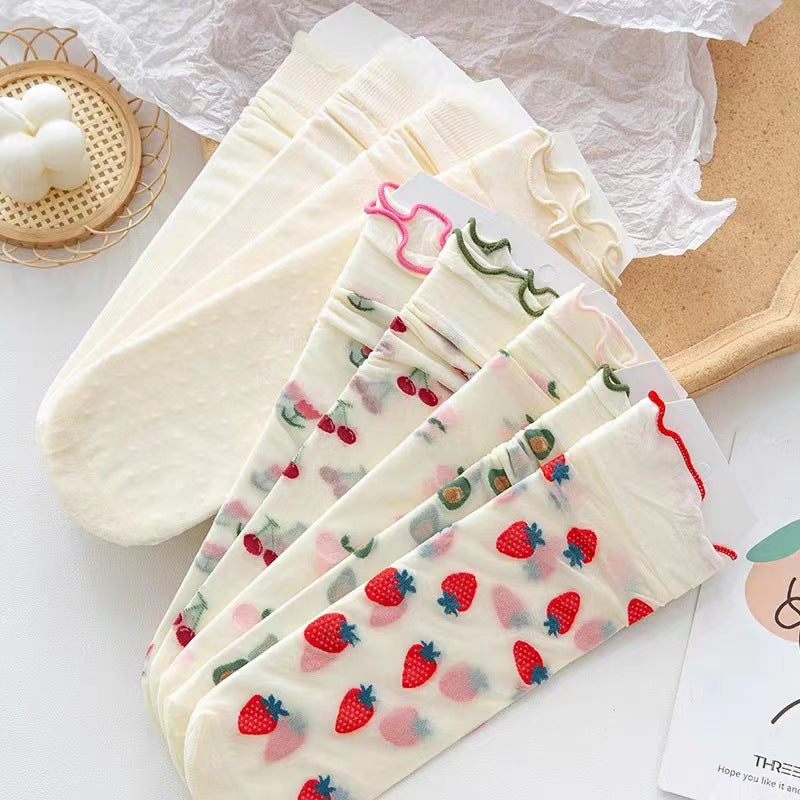 Baby Kid Girls Cartoon Print Accessories Socks Wholesale