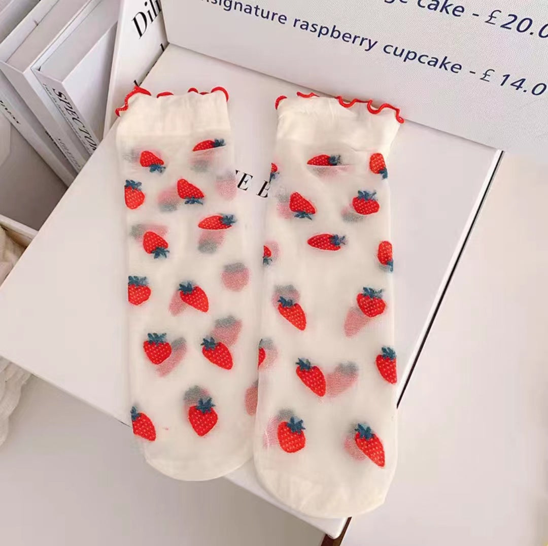 Baby Kid Girls Cartoon Print Accessories Socks Wholesale