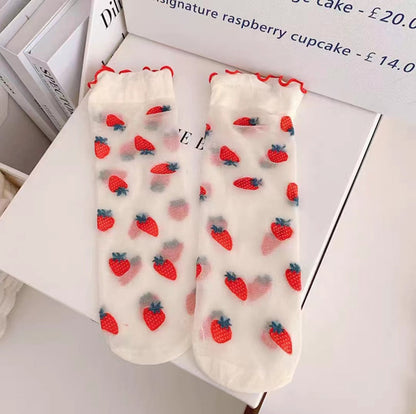 Baby Kid Girls Cartoon Print Accessories Socks Wholesale