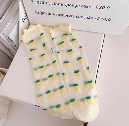 Baby Kid Girls Cartoon Print Accessories Socks Wholesale