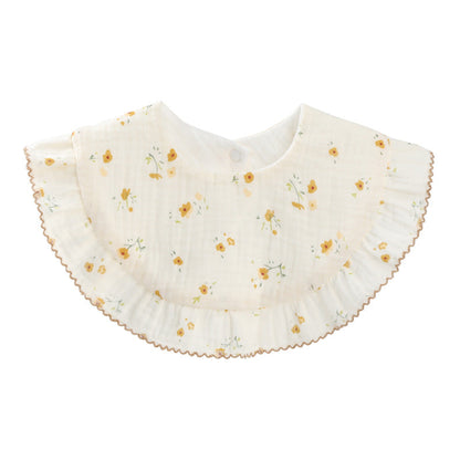 Baby Unisex Rainbow Love heart Polka dots Print Baby Bibs