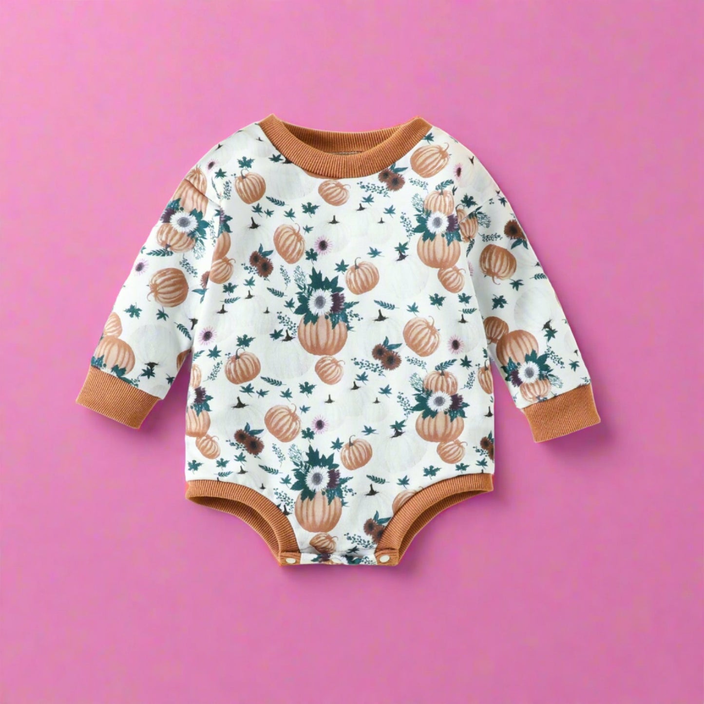 Baby Kid Girls Flower Print Halloween Rompers Wholesale