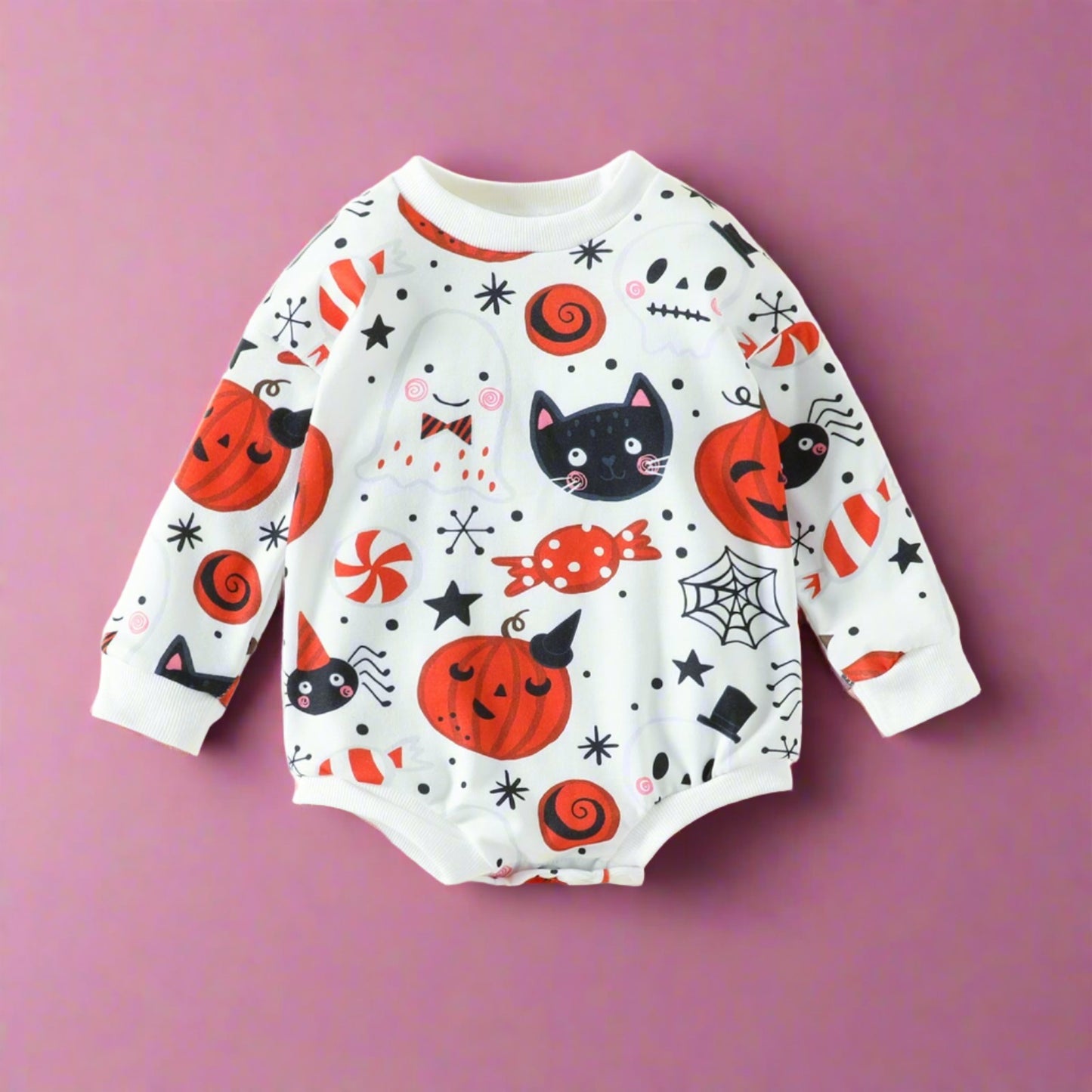 Baby Kid Girls Boys Animals Cartoon Print Halloween Rompers