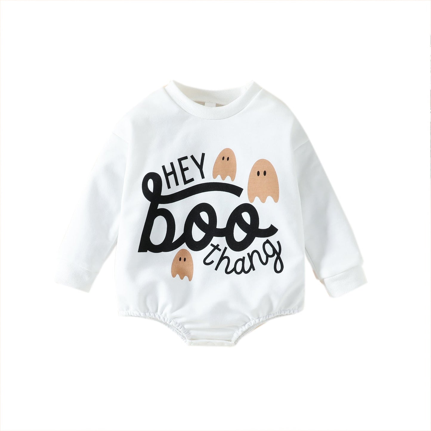 Baby Kid Girls Boys Letters Print Halloween Rompers Wholesale