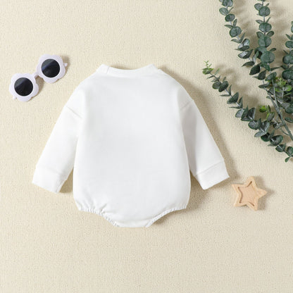 Baby Girls Boys Letters Flower Cartoon Halloween Rompers