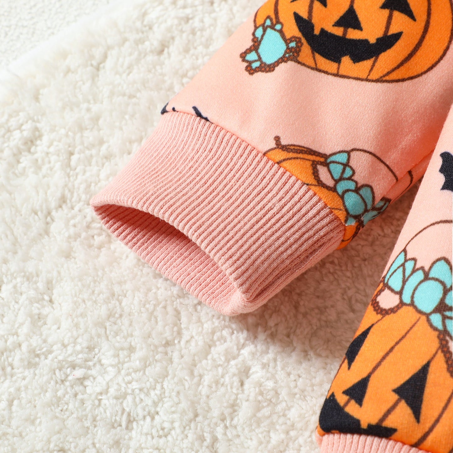 Baby Kid Girls Flower Cartoon Print Halloween Rompers