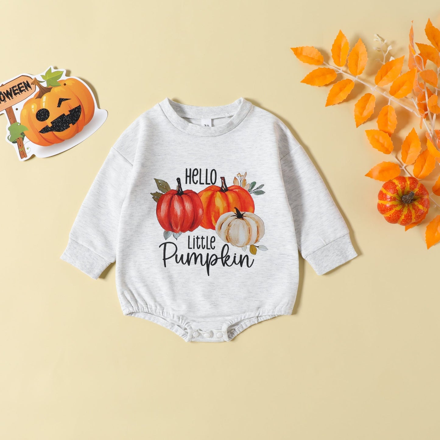 Baby Kid Girls Boys Letters Print Halloween Rompers