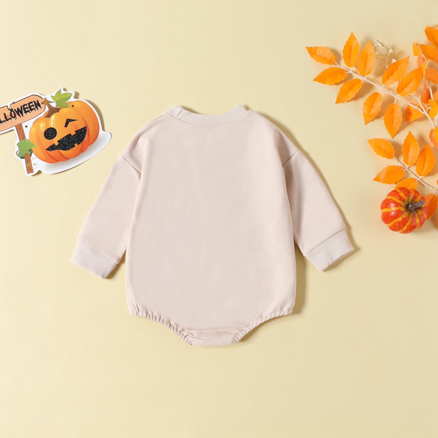 Baby Kid Girls Boys Letters Print Halloween Rompers