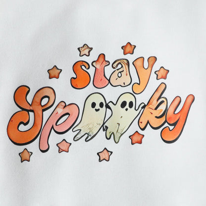 Baby Girls Letters Print Halloween Rompers Wholesale