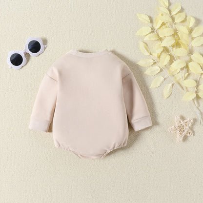 Baby Girls Boys Letters Print Halloween Rompers