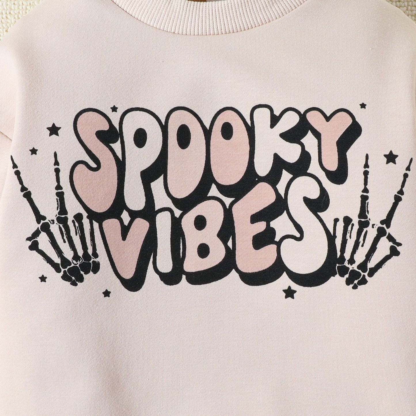 Baby Girls Boys Letters Print Halloween Rompers