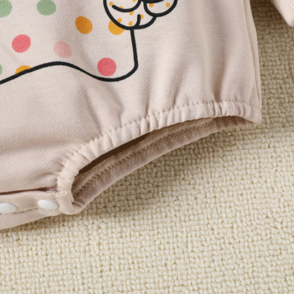 Baby Girls Boys Letters Print Halloween Rompers