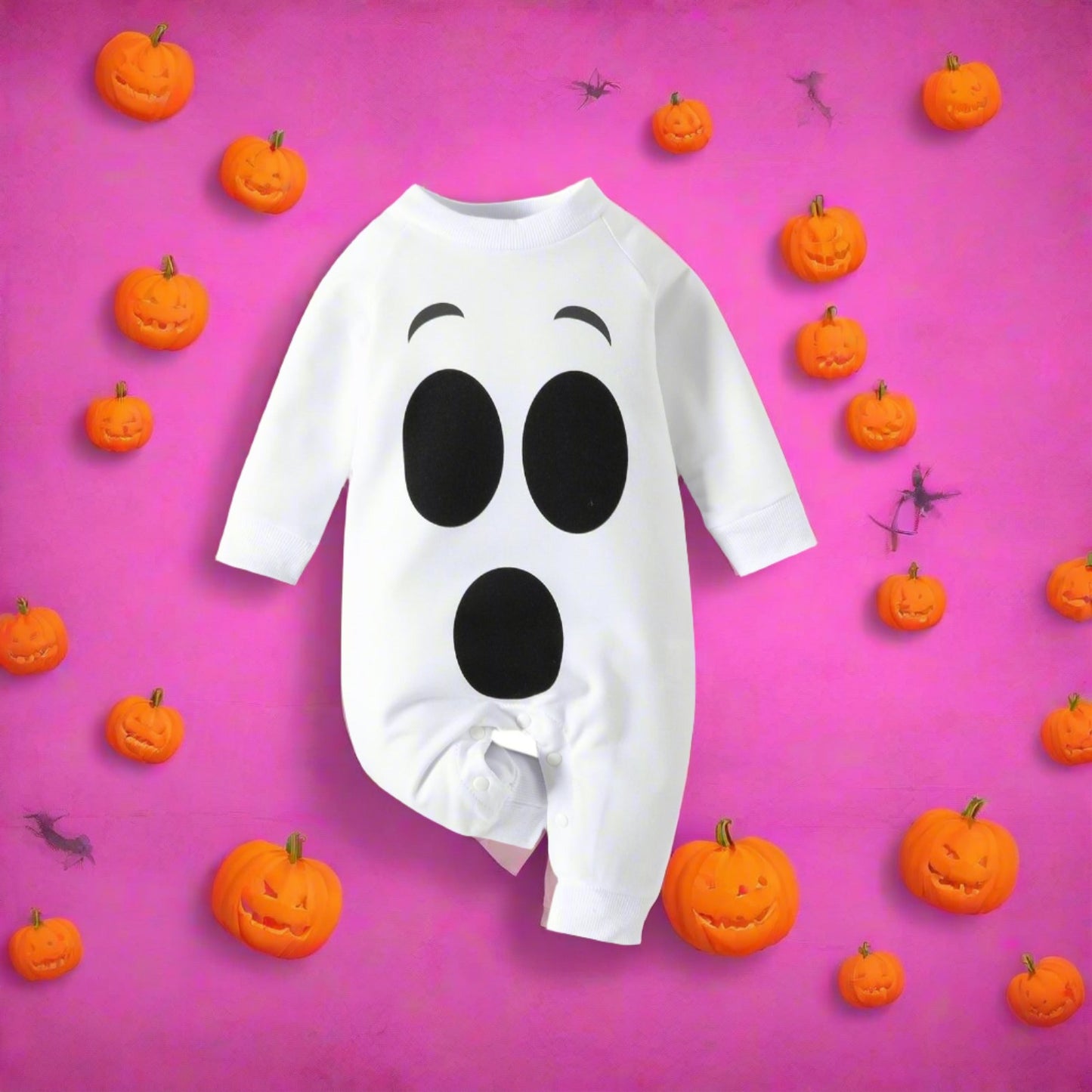Baby Girls Boys Cartoon Print Halloween Jumpsuits