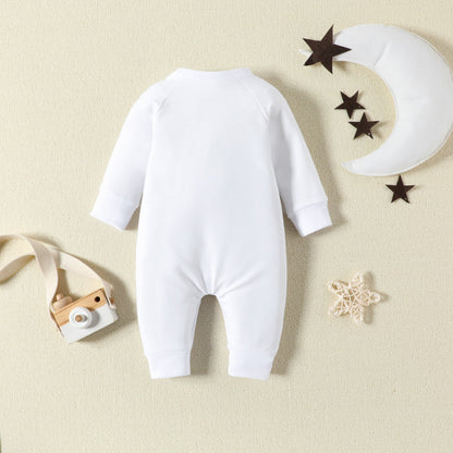 Baby Girls Boys Cartoon Print Halloween Jumpsuits