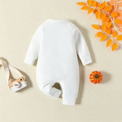 Baby Girls Boys Cartoon Print Halloween Jumpsuits