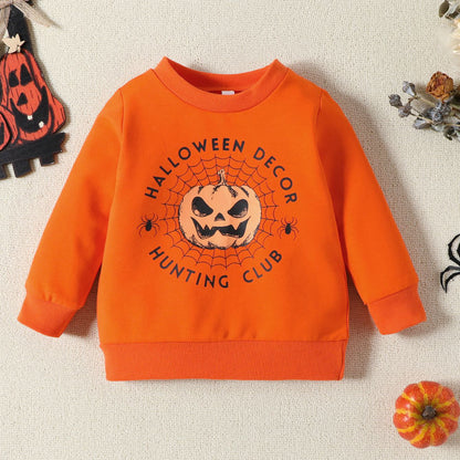 Baby Kid Girls Boys Cartoon Halloween Hoodies Swearshirts