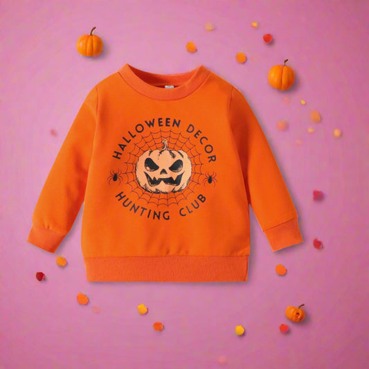 Baby Kid Girls Boys Cartoon Halloween Hoodies Swearshirts