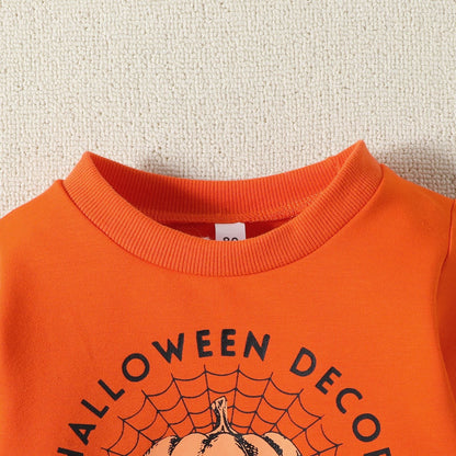 Baby Kid Girls Boys Cartoon Halloween Hoodies Swearshirts