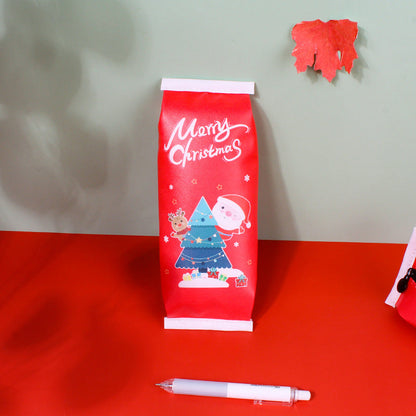 Leather Cartoon Christmas Pencil Case
