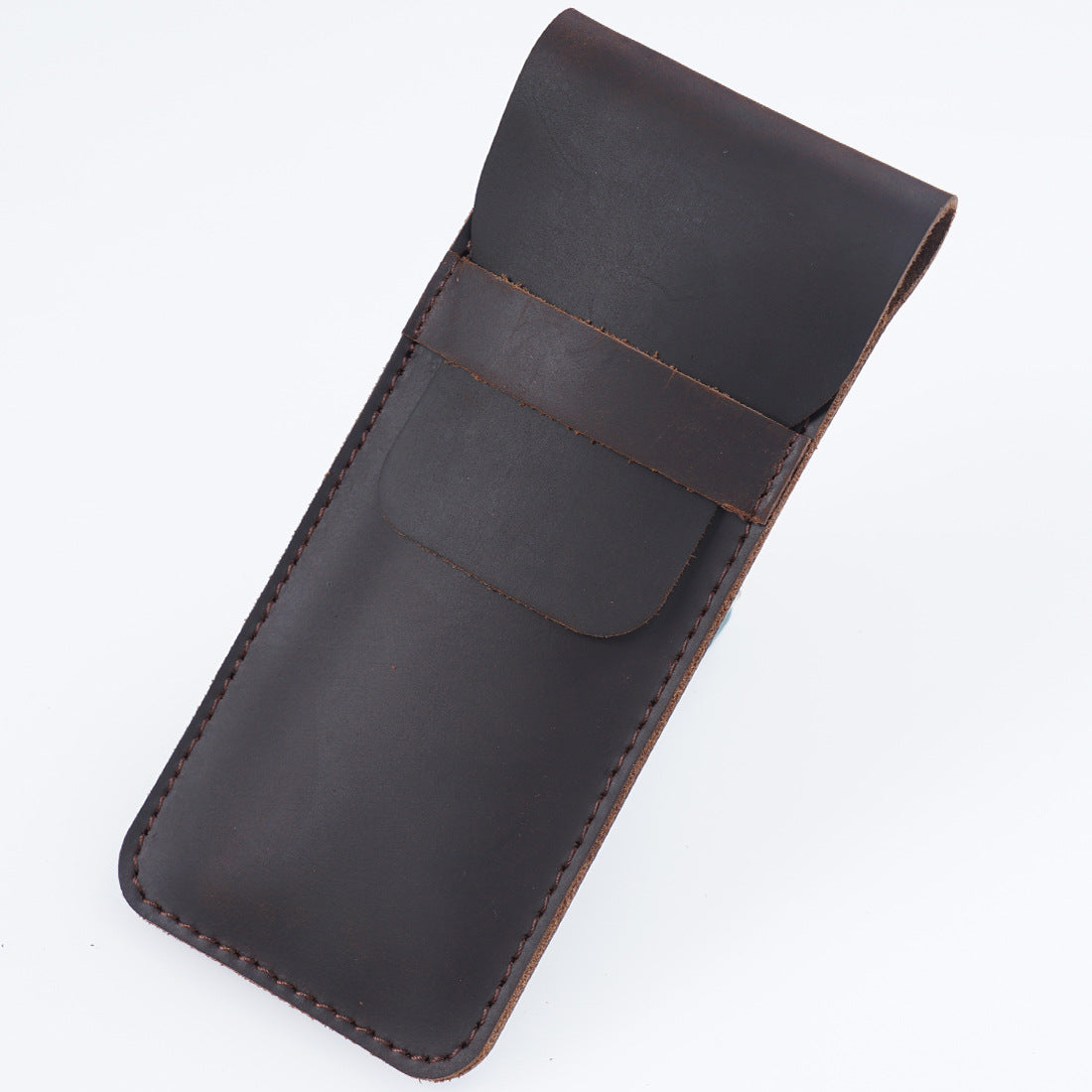 Genuine Vintage Handmade Cowhide Pencil Case