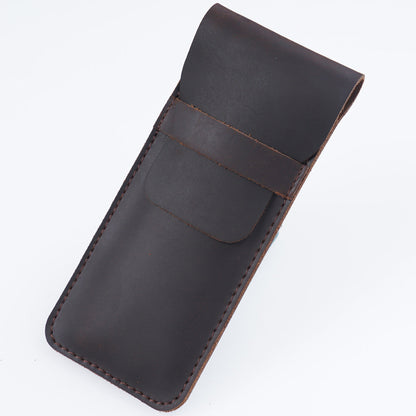 Genuine Vintage Handmade Cowhide Pencil Case