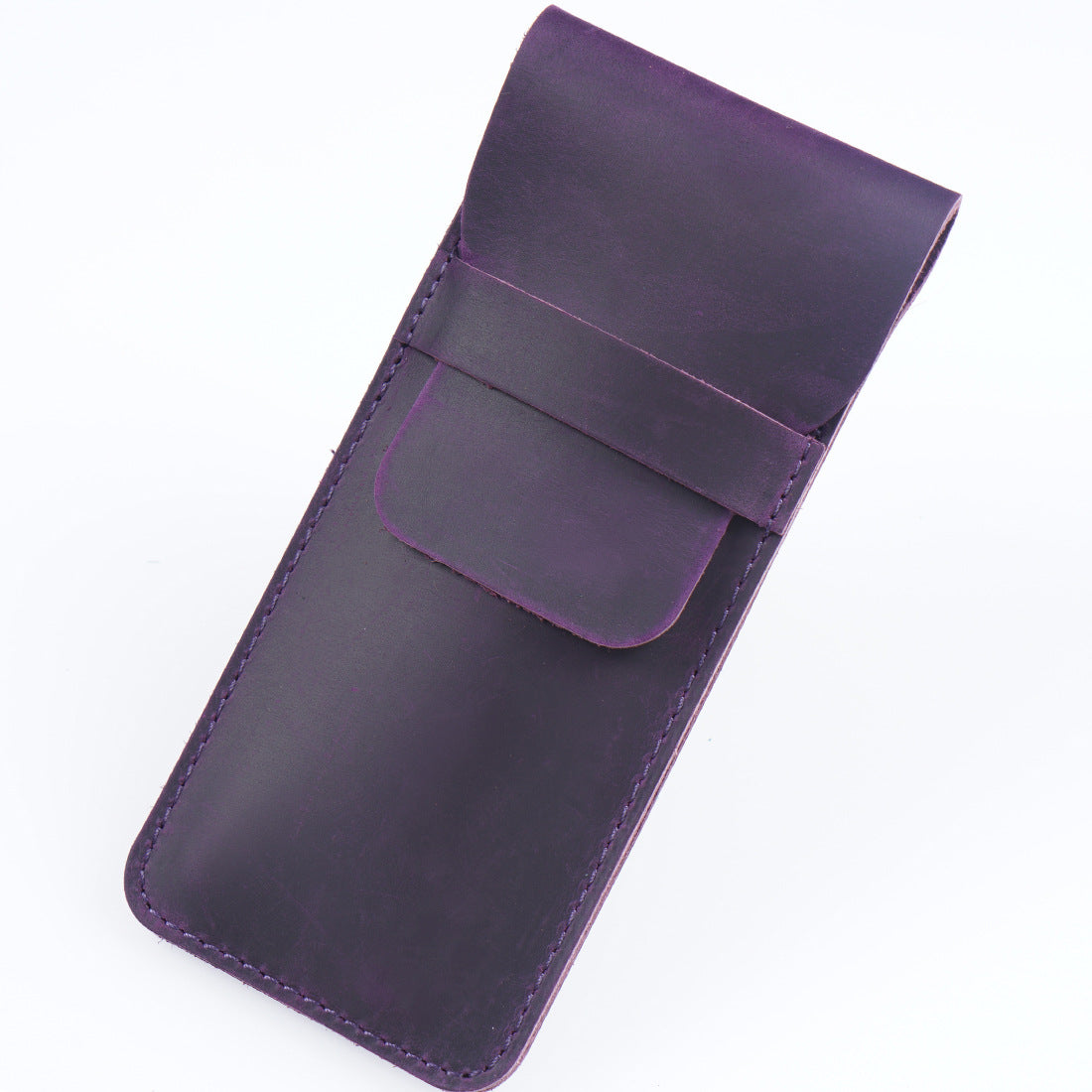 Genuine Vintage Handmade Cowhide Pencil Case