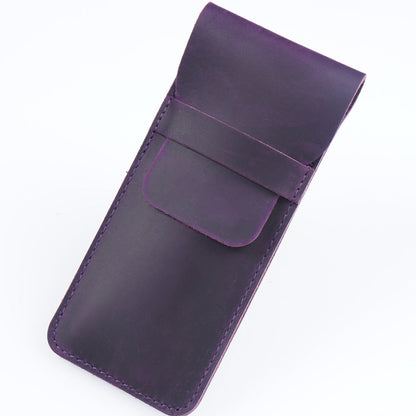 Genuine Vintage Handmade Cowhide Pencil Case