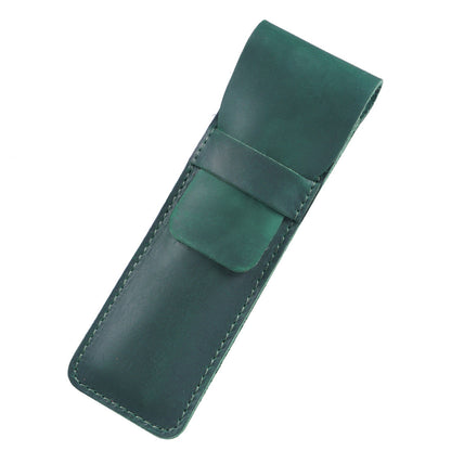 Genuine Vintage Handmade Cowhide Pencil Case
