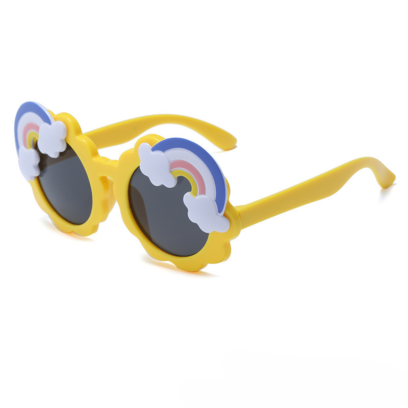 PC Cute Rainbow Anti-ultraviolet Children Sunglasses