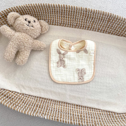 Baby Girls Boys Love heart Cartoon Baby Bibs Wholesale