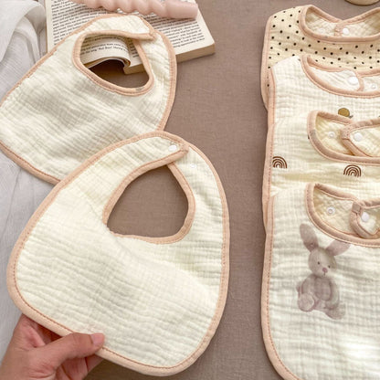 Baby Girls Boys Love heart Cartoon Baby Bibs Wholesale