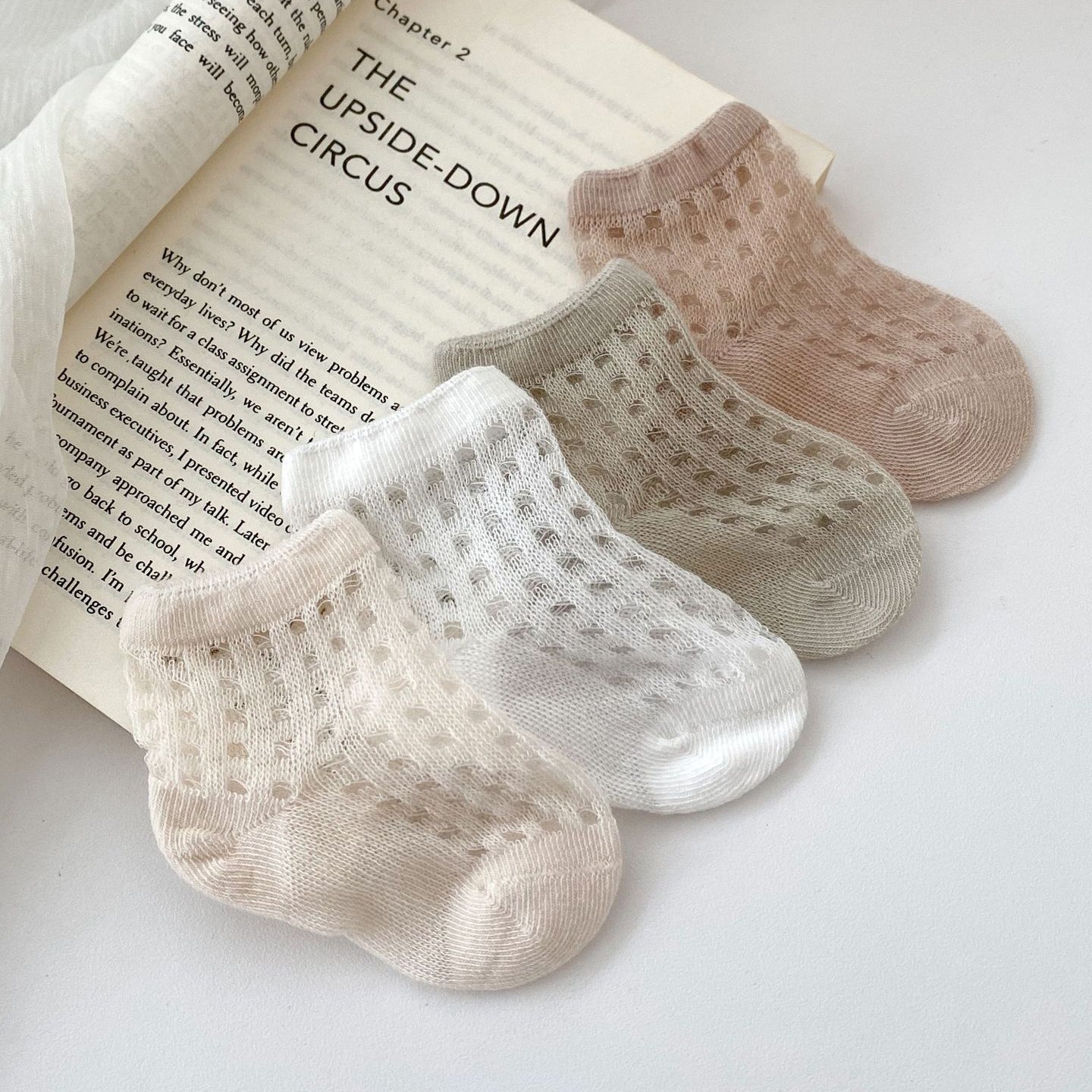 4 Pairs Baby Kid Girls Boys Solid Color Accessories Socks
