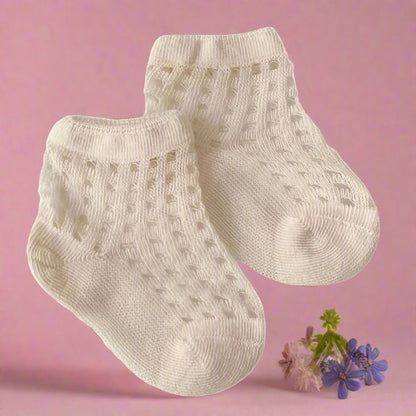 4 Pairs Baby Kid Girls Boys Solid Color Accessories Socks