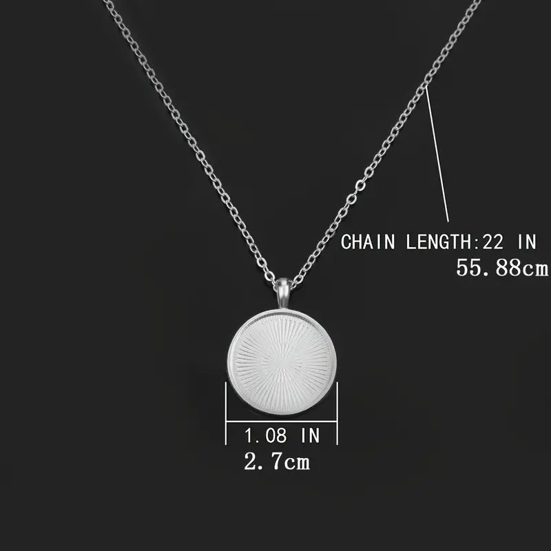 Blue Moon Witch or Fire Pentagram Pendant