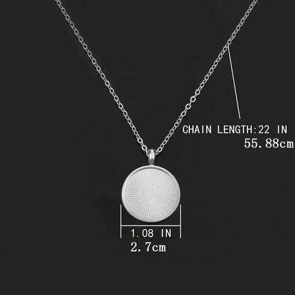 Blue Moon Witch or Fire Pentagram Pendant