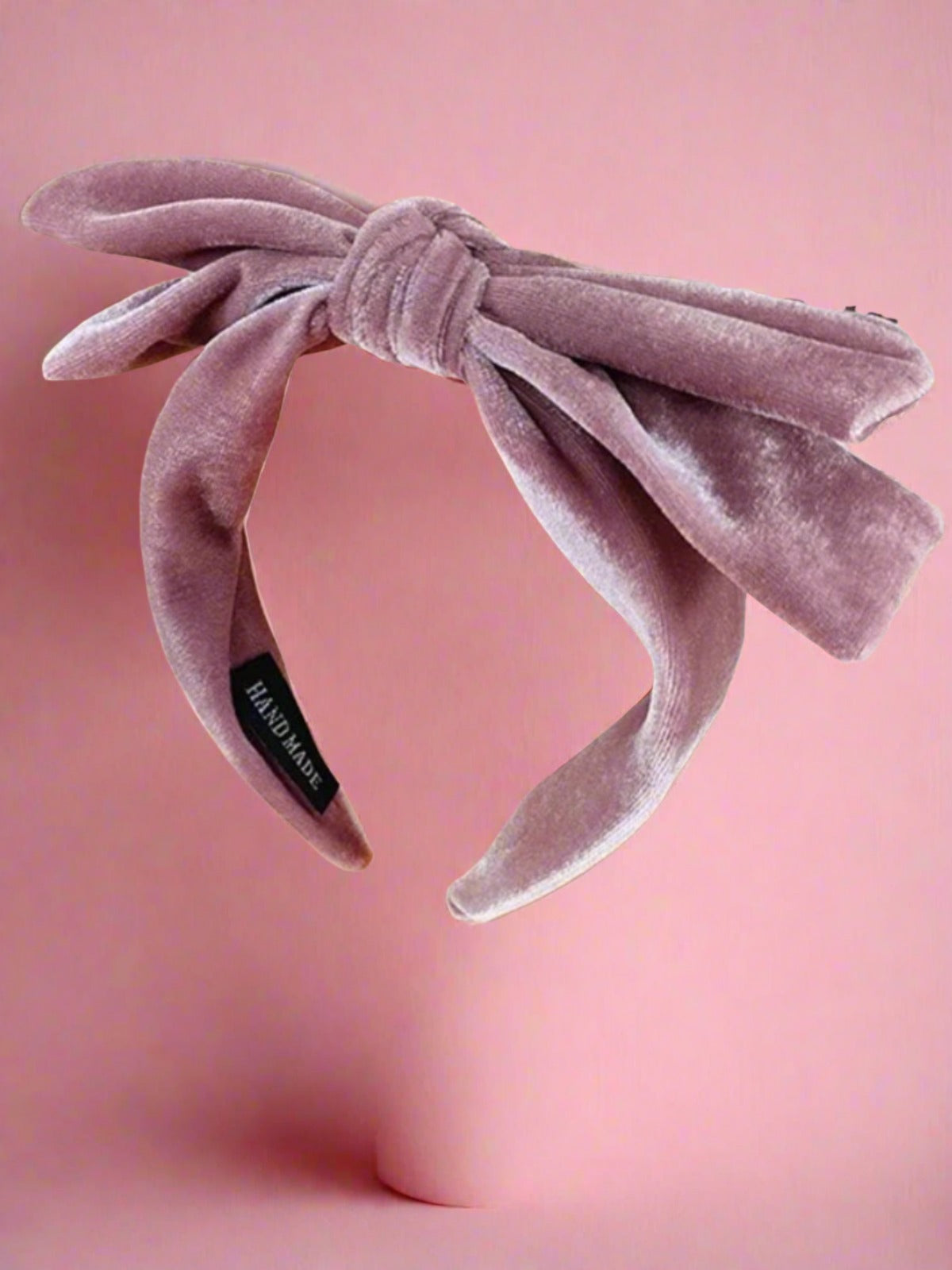 Plush and Pretty Double Bow Velvet Headband