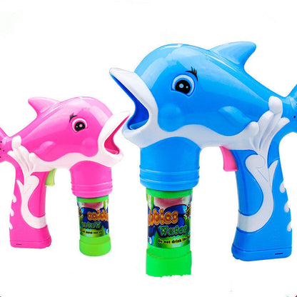 Cute Cartoon Dolphin Shape Bubble Gun