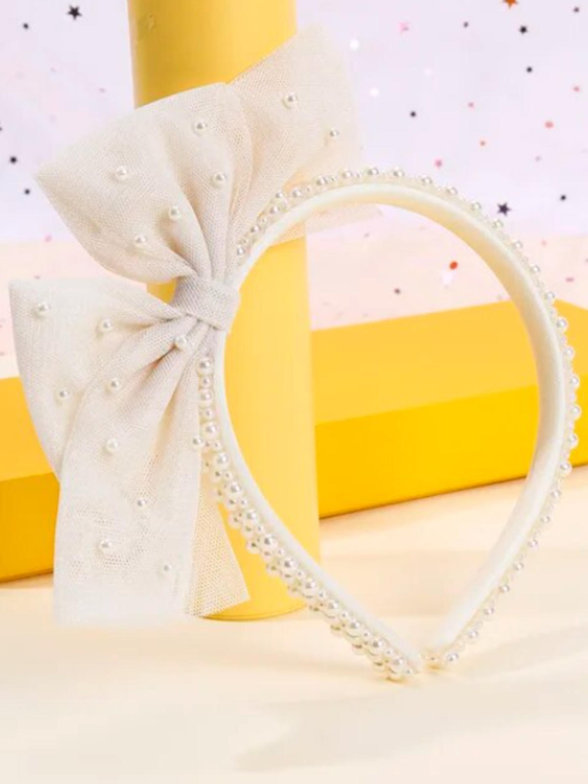 Especially Lovely Luxe Crown Pearl Headband