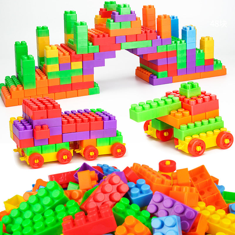 Educational Large Particle Building Blocks for Children