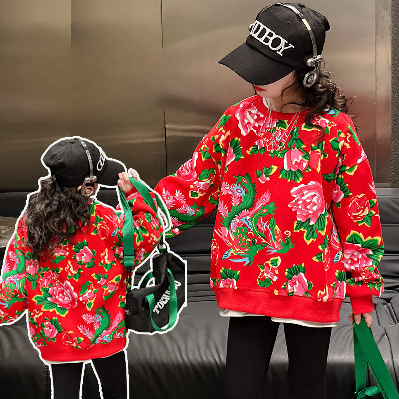Wholesale Cotton Children's Printed Hoodies