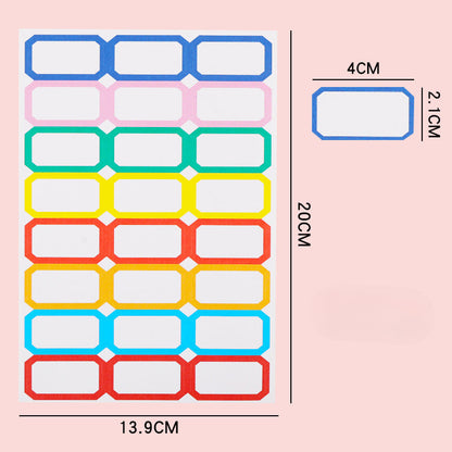 Self-adhesive Letter Color Blank Loose Leaf Replacement Core