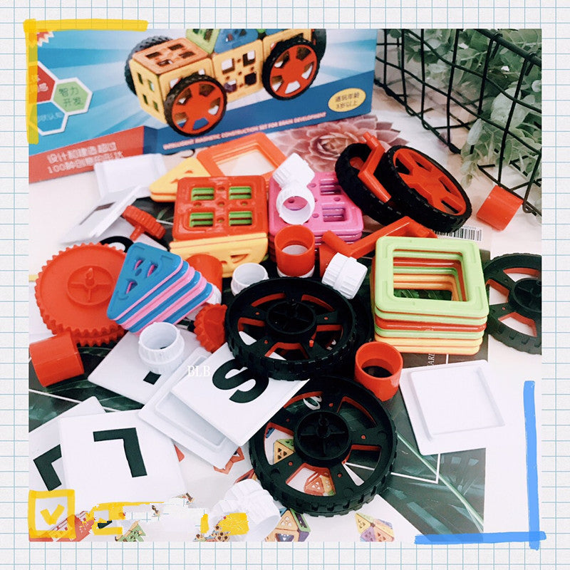 Magnetic Building Blocks Set for 4-6 Year Olds