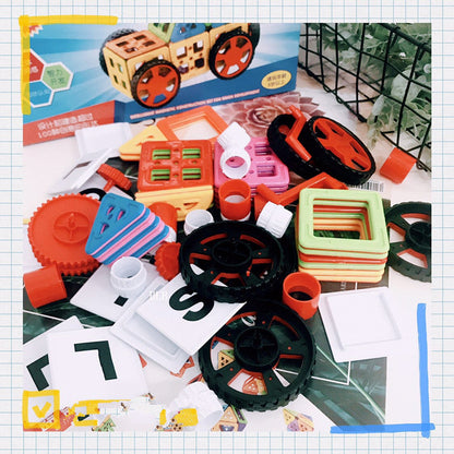 Magnetic Building Blocks Set for 4-6 Year Olds