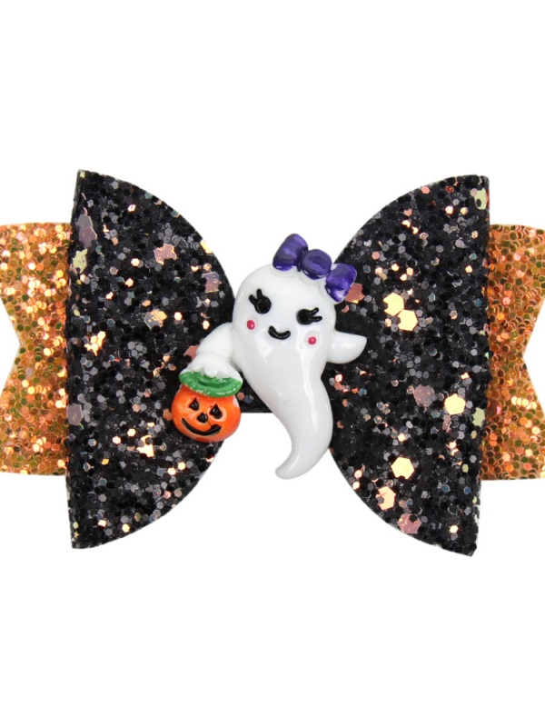 Spooky Sparkle Sequin Halloween Hair Clips