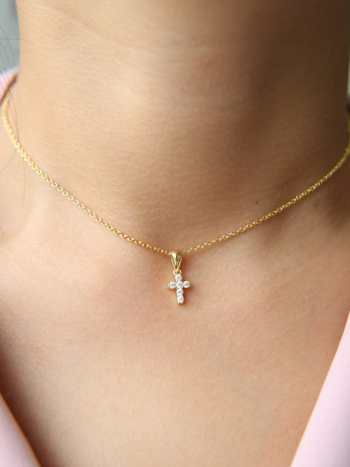 Cute Cross Pendant Necklace