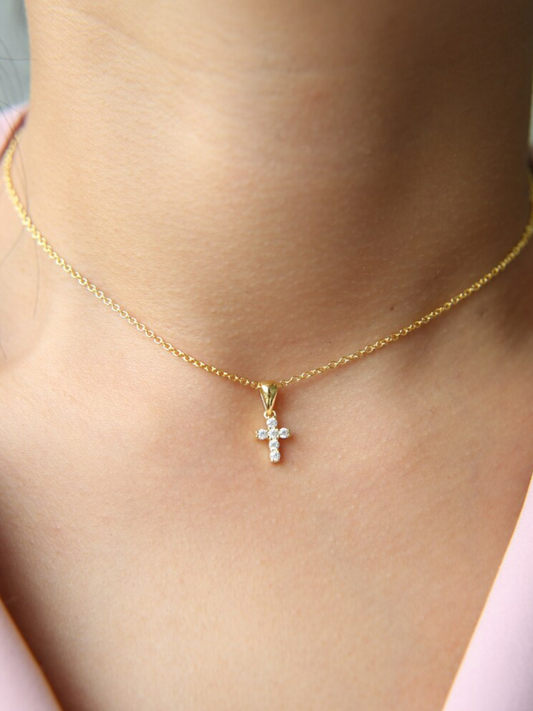Cute Cross Pendant Necklace