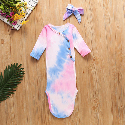 2 Pieces Baby Tie Dye Sleeping Bag And Headband Wholesale 46257083